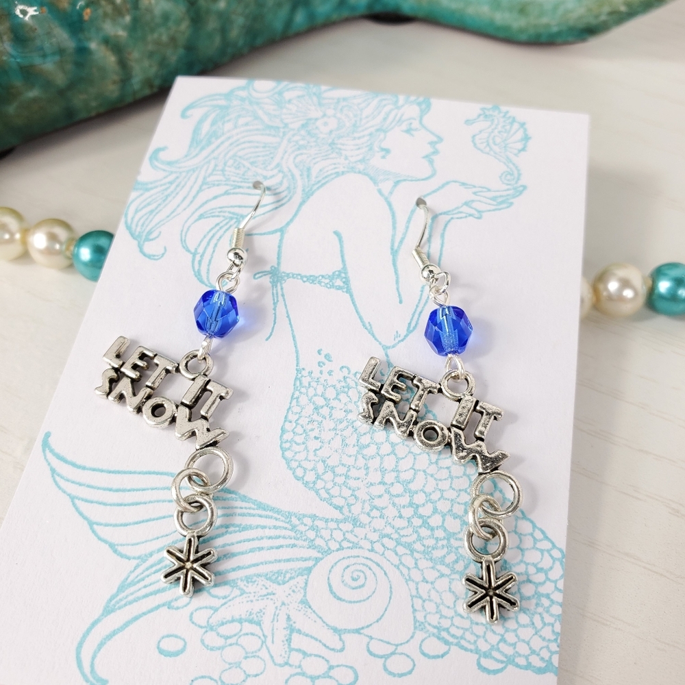 Let It Snow Charm Earrings
